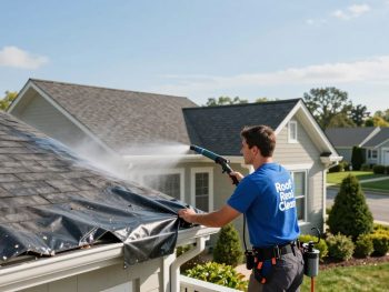 How We Protect Your Gutters During a Roof Soft Wash.