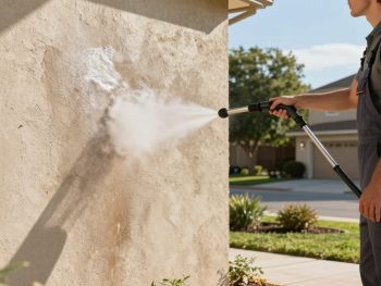 How to Clean Stucco Safely Using Soft Wash Methods.
