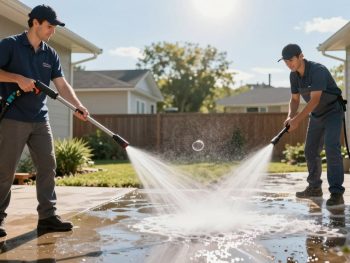 The Difference Between Surface Cleaning and Wand Pressure Washing.